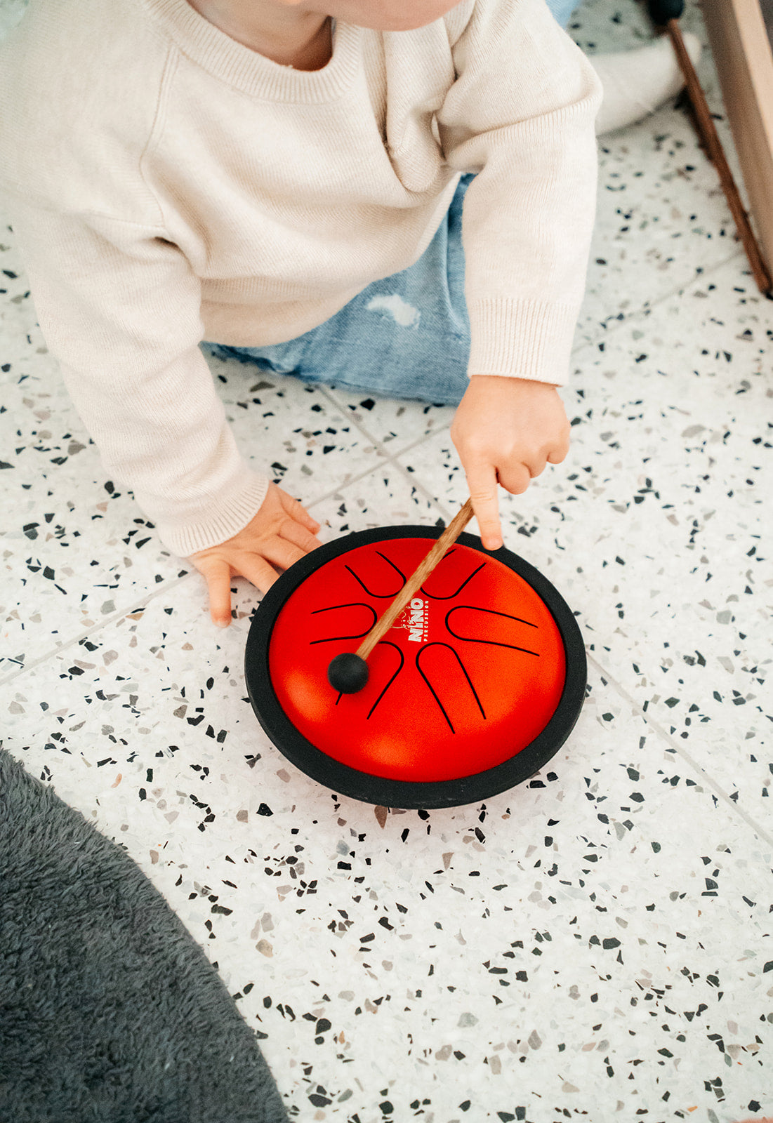 Mini steel tongue drum